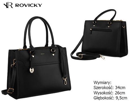 Torebka damska PU R-TOR-ALE-10 Black