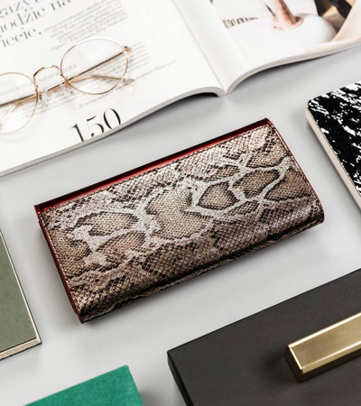 Portfel skórzany PTN BS-467 SN Red