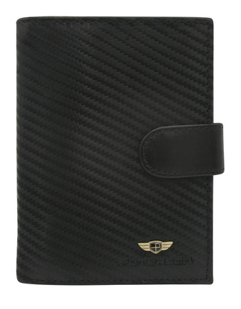 Portfel skórzany PTN 348Z-CA-6648 BLACK