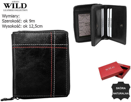 Leather wallet Always Wild N014-VTK-D