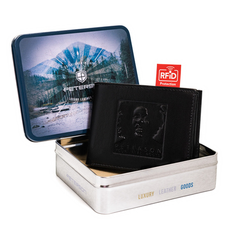 Portfel męski skórzany PTN 304BOB Black