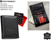 Portfel męski skórzany PTN N4-SPDM Black