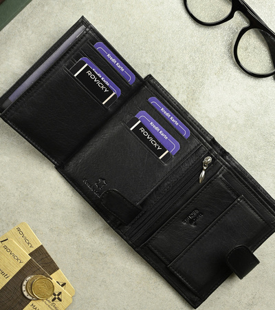 Men's leather wallet 0001L-P-D