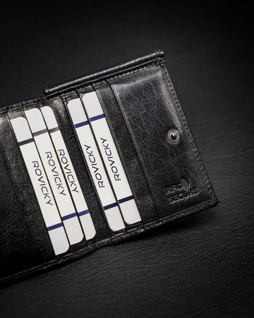 Portfel męski skórzany CPR-034-BAR Black