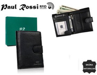 Leather men's wallet Paul Rossi