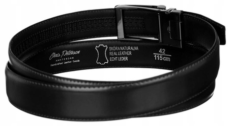 Leather and ecoPETERSON leather belt PTN AB35