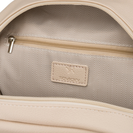 Plecak damki PU R-6739 D.Beige