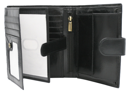 Portfel  skórzany PTN 22307L-VT Black