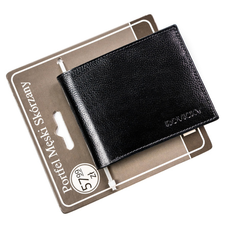 Portfel męski skórzany N61-RPVT-BL BLACK