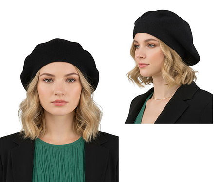 Beret damski BER-A10 Black