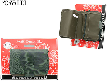Portfel damski PU A-030B-BL Green