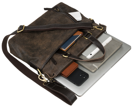 Torba skórzana PTN 717-SCC Brown