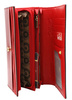 Portfel damski skórzany PTN 1N-409 Red+Black