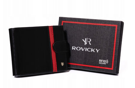 Portfel skórzany RFID ROVICKY N01L-RVTP