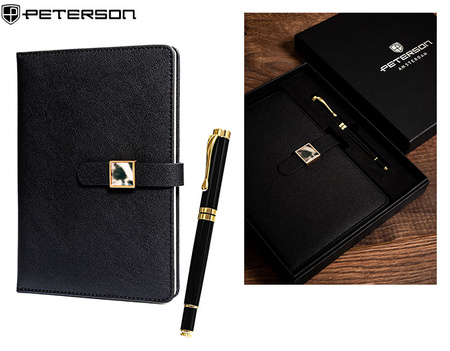 Zestaw notes + długopis PTN 339-NOT-3 Black