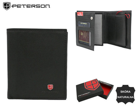 PETERSON PTN MR-05-CN RFID leather wallet