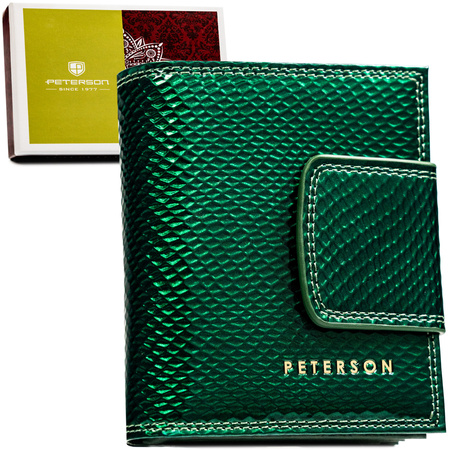 Portfel damski skórzany PTN 42329-DSL Green