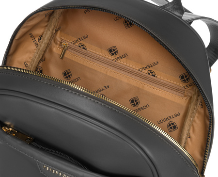 Plecak z eko skóry PTN PLEC-ALE-3 Gray