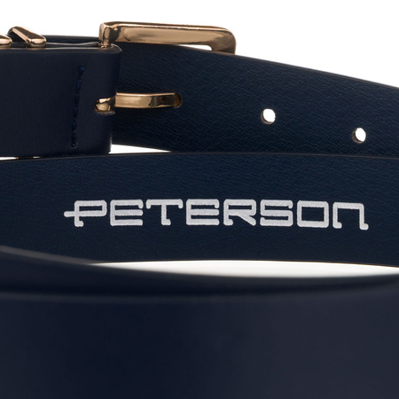 Pasek damski wąski PTN STU-15G1 Navy