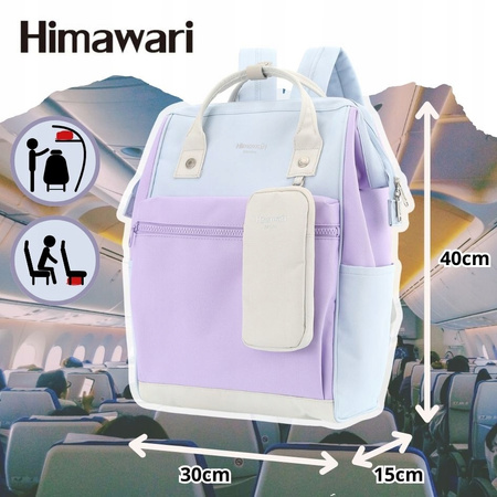 Himawari Travel Backpack with Laptop Compartment and Phone Case 1027-06