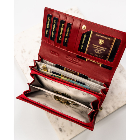 Portfel damski skórzany 