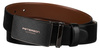 Gift Set: Reversible Men's Leather Belt + 2 Buckles PTN KL-B001 Peterson