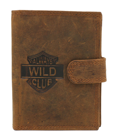 Portfel męski skórzany AW-N4L-GHD M.Brown