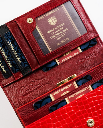 PETERSON PTN MC-466 RFID leather wallet