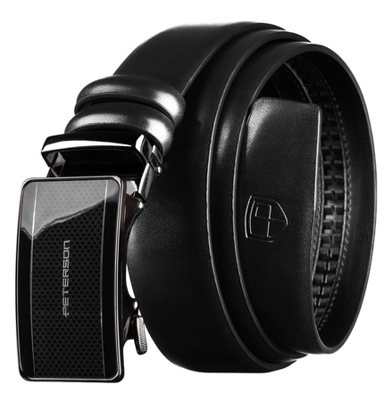 Pasek męski skórzany PTN A018-AB Black