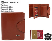 PETERSON PTN 2517-BO RFID leather wallet
