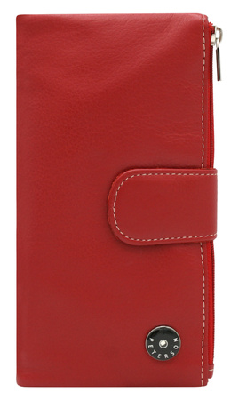 Portfel damski skórzany PTN D24-L-MNK Red Multi