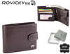 Leather men wallet RFID ROVIKY ROVICKY PC-103L-BAR