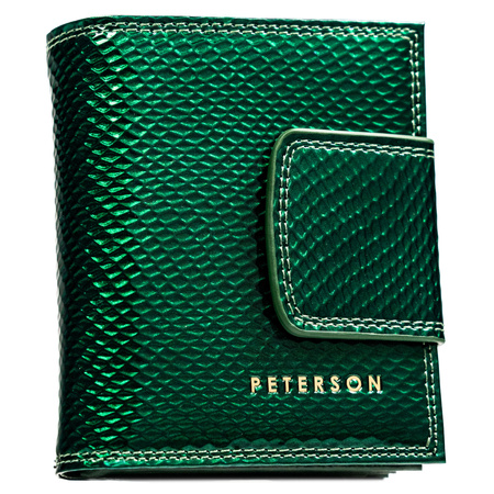Portfel damski skórzany PTN 42329-DSL Green