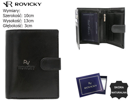 Portfel skórzany RV-7680272-IL-L-BCA Black