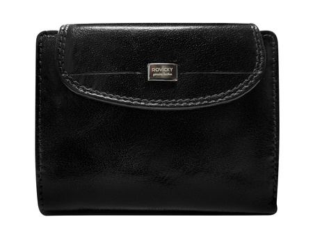 Leather women's wallet CPR-8770-BAR-6781 Black