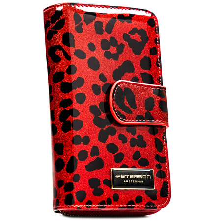 Portfel damski skóra+PU PTN PS116-PDS Red