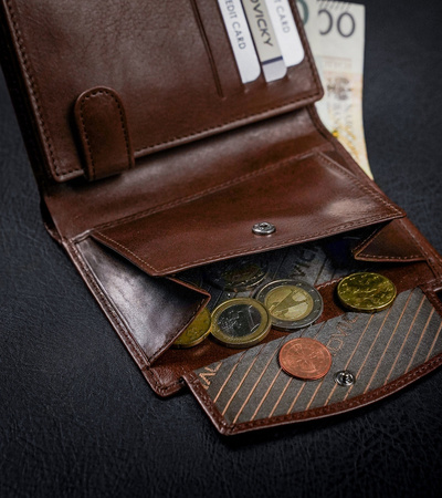 ROVICKY PC-101L-BAR RFID leather wallet