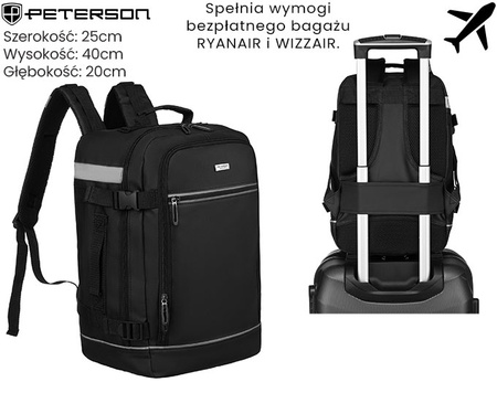 Plecak podróżny PTN PP-TOK2-P Black