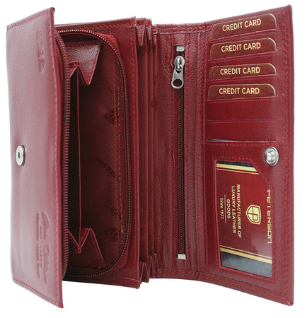 Portfel skórzany RFID PETERSON PTN RD-07-GCL