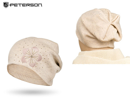 Czapka damska PTN HAT-02 Beige