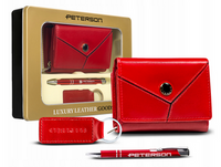 Peterson zestaw portfel+długopis+brelok PTN ZD34