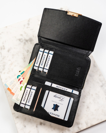 Portfel damski eko R-001-WD8 Black