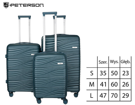 Zestaw walizek 3w1 PTN WA06-SET3 