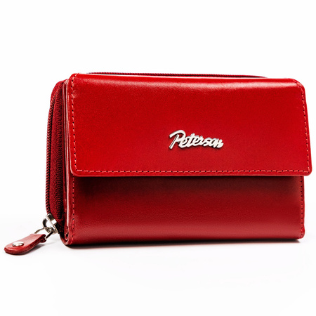 Gift Set: Wallet and Keyring by Peterson PTN SET-D-69-KCS RED
