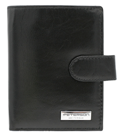 Portfel męski skórzany PTN 303Z-PR 2-1-1 Black