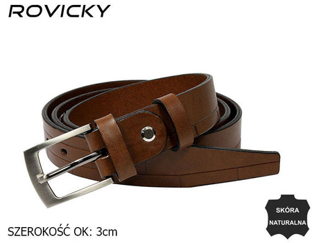 Leather belt PLW-R-16 SET OF 5 PACKS.