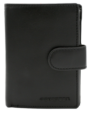 Zestaw prezentowy: skórzany portfel i brelok PETERSON PTN SET-M-1549L-KCS