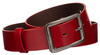 Pasek damski skórzany PDC-4 Czerwony