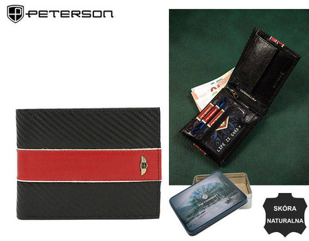 PETERSON PTN 304 MOTO3 RFID leather wallet