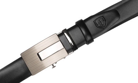 Pasek męski skórzany PTN 2774069 Black